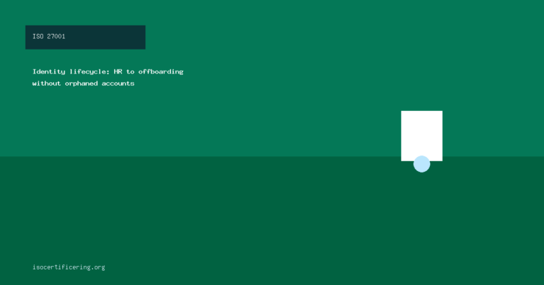 Identity lifecycle: HR to offboarding without orphaned accounts