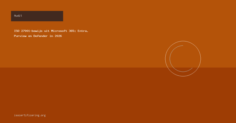 ISO 27001-bewijs uit Microsoft 365: Entra, Purview en Defender in 2026