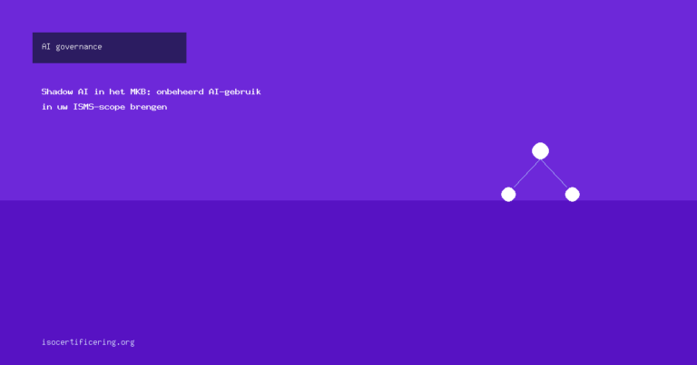 Shadow AI in het MKB: onbeheerd AI-gebruik in uw ISMS-scope brengen